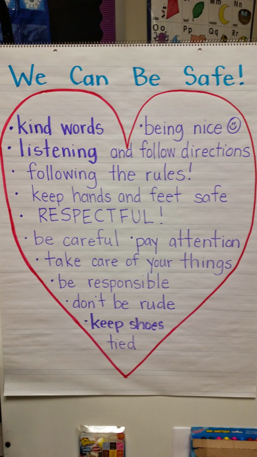 Jen's Kinder Kids Keeping Safe!